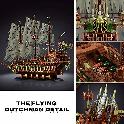 Mould King Pirate Ship Building Blocks Set, Ship Model Building Blocks Toys 13138, Simulation Ship Model Building Bricks Toy, 3653 Pieces For Model Fans And Kids 14+ Years #TOP2