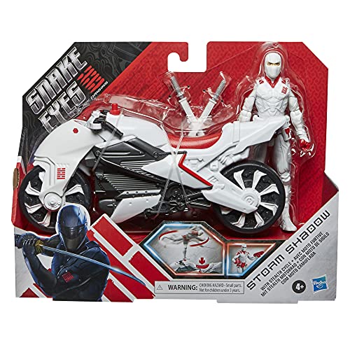 G. I. Joe Snake Eyes: G.i. Joe Origins Storm Shadow With Stealth Cycle Figure And Vehicle With Ninja Spin Attack Feature, Toys For Kids Ages 4 And Up #TOP2