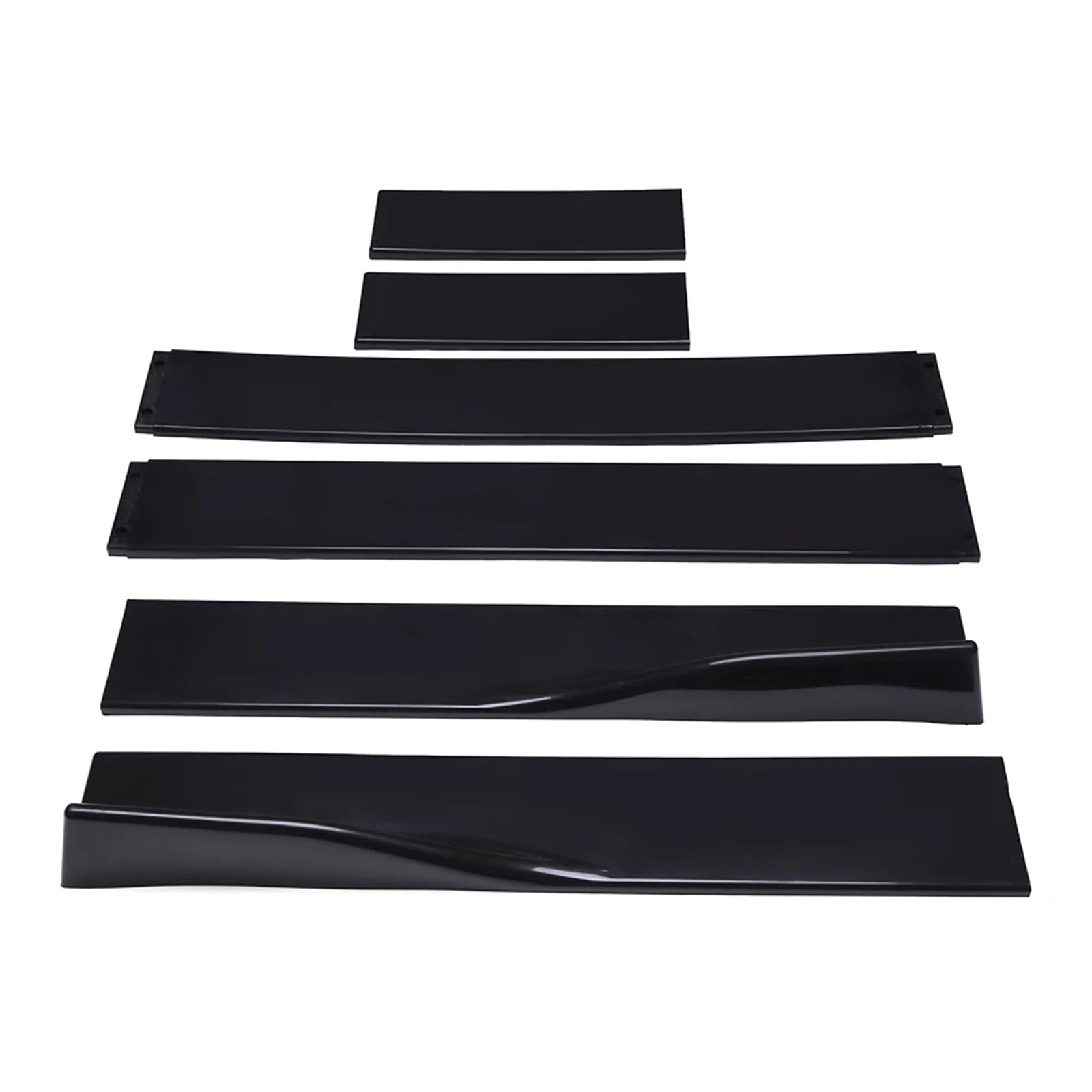 Minigonne Laterali Per Carrozzeria 1 Paio Di Minigonne Laterali Universali Per Auto Da 2 M, Estensione Winglet Splitter, Nero Lucido Per Nissan
