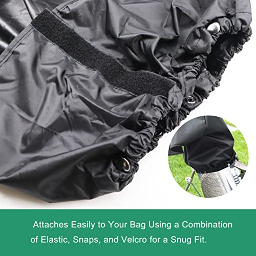 Golf Bag Rain Cover,Rain Hood Cover for Most Golf Club Bags,Carry Cart,Waterproof Dustproof Cover