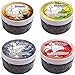 Produktbild Shisha Shiazo Dampfsteine Mixed Pack, 4 Sorten Stein Granulat Nikotinfreier Tabakersatz (Blaubeere + Cola + Zitronenminze + Himbeere)