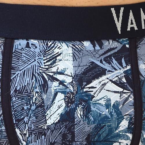 Image of Van Heusen Men's Cotton Trunk - Pack of 1 | Contoured pouch for support | Antibacterial Briefs | Sweat Absorbant | Moistue Wicking | Breathable Everyday Underwear | Long Lasting Color| Fun Prints | Style 10051