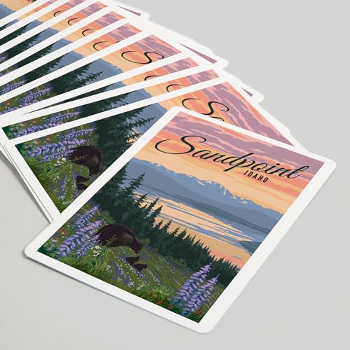 Baraja Póker Sandpoint Idaho 52 cartas para adultos miniatura 5