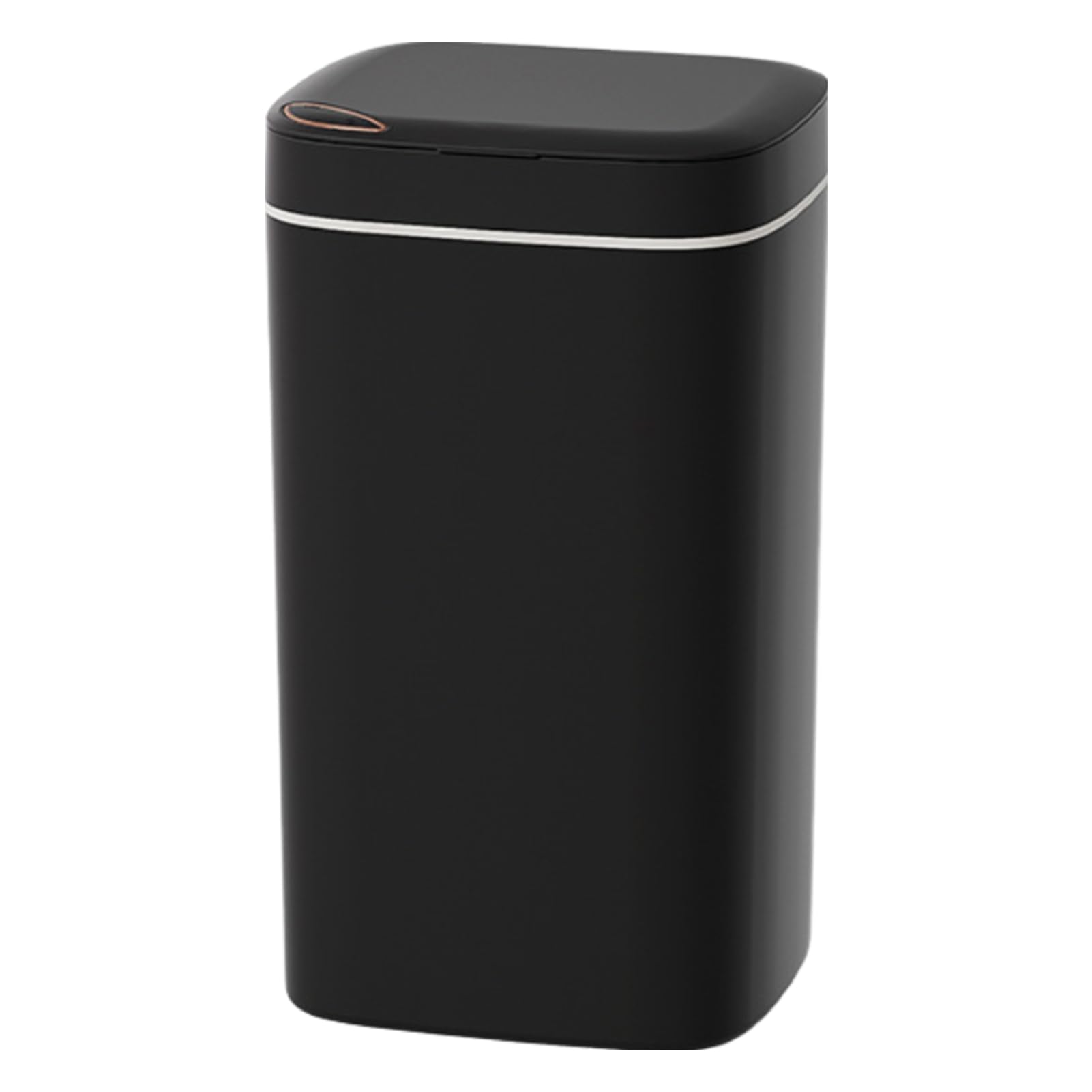 Automatic Trash Can, Do Not Need to Touch Or Bend for Trash Disposal, The Electric Trash Can'S 360° All-Round Vibration Sensing Feature, Smart Trash Can, Can for Toilet, Living Room, Kitchen (Black)