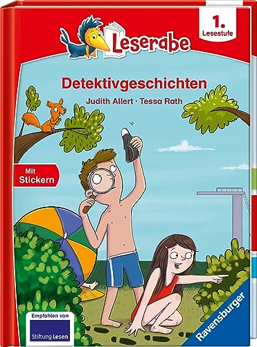 Leserabe 1. Lesestufe - Detektivgeschichten: Mit Stickern