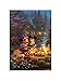 Flagology, Thomas Kinkade Disney Mickey Mouse & Minnie Mouse,Mickey and Minnie Sweetheart Campfire – Garden Flag 12