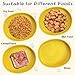 Fhiny 2 PCS Silicone Cat Food Bowls Shallow Dog Bowl 7