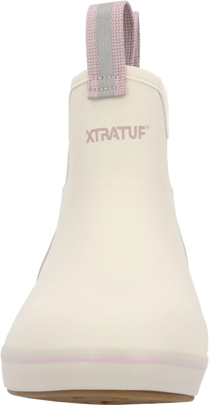 Xtratuf Women's 6 in Ankle Deck Boot, Ivory, Size 10(M)