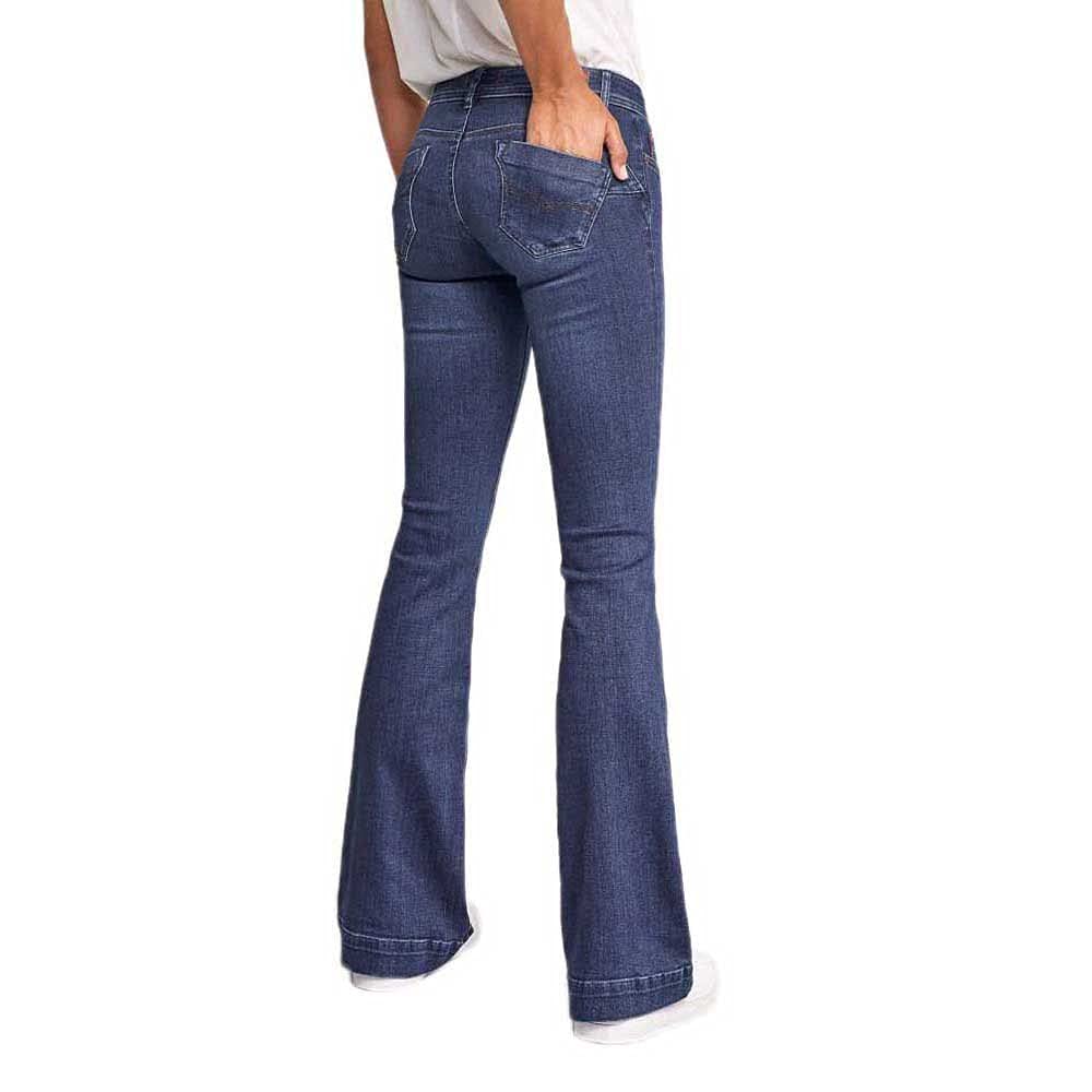 Salsa Wonder Flare in Dark Denim Jeans Donna
