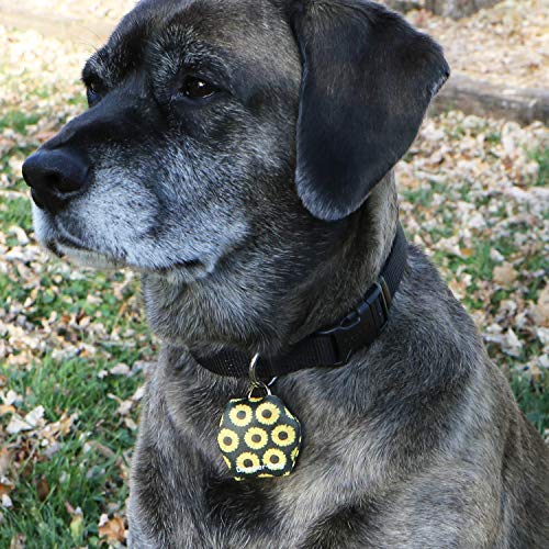 Image of Dapper Dog - Dog Tag Silencer with Tag Ring (Sunflower)
