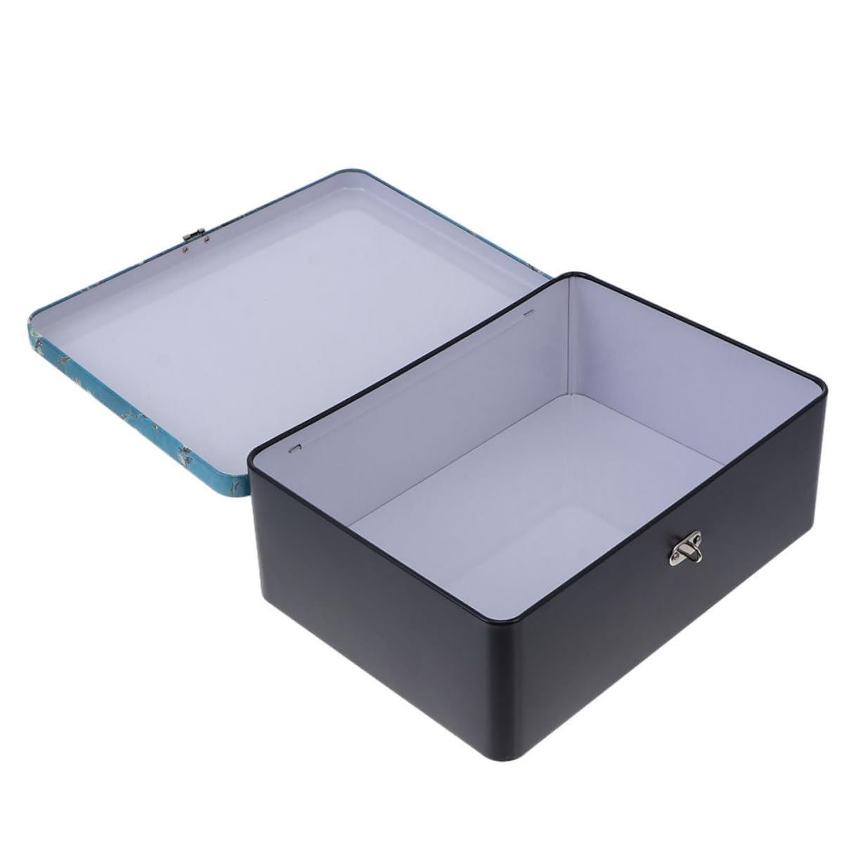 Amazon｜ボックス ボックス ヴィンテージ収納 南京錠付きブリキの箱 