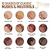 Juvia's Place Palette The Nubian - Golds, Coppers, Browns and Nudes, Shades of 12, Matte & Shimmer Shades, Pigmented Makeup Palette Eye Color & Shine, Pressed