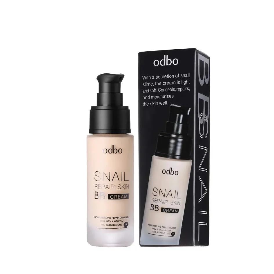 The Graceful Glamourr ODBOO Snail Repair Skin BB Cream, Snail Mucin Infused, Natural Finish, Waterproof, Paraben Free, 80g, Cream, for Women-image-16