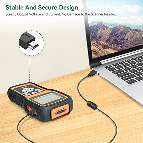 Fite On Mini Usb Charging & Sync Cable Cord Replacement For Foxwell Nt301 Nt201 Nt510 Nt604 Nt624 Nt630 Obd2 Scanner Diagnostic Scanner Tool Power Cord #TOP4