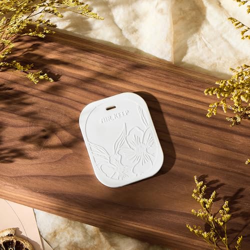 Image of Airkeep Car Air Freshener - Lavender Eucalyptus Handmade Scented Ceramic for Drawers and Closets, Car Air Freshener Gifts for Men Women Car Fragrance
