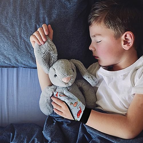 Image of Yxmeiguo 4pcs Thumb Sucking Guard Gloves Kids Anti Thumb Sucking Glove Chewy Compression Thumb Sucking Stop Nail Biting Finger Biting Glove for Kids Thumb Guard for Ages 5-12