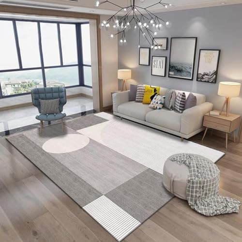 Tapis de salon nordique 120x200 cm tapis de table basse épais et léger - 2