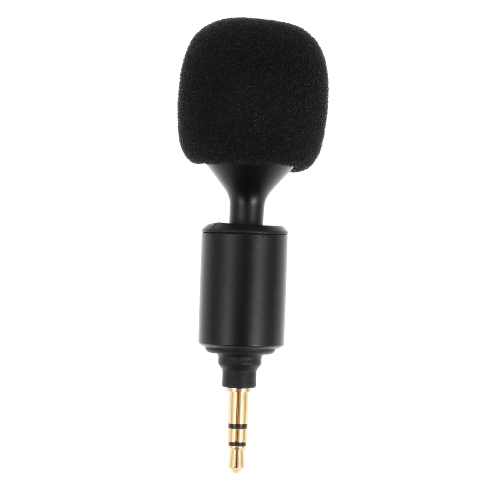 jojofuny Bendable Microphone for Live Singing Straight Head Mic for Laptop Tablet Lightweight Portable for Streaming Gaming Includes Sponge Cover for Sound
