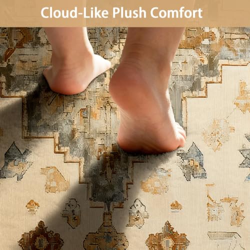 Tapis lavable style marocain géométrique 160x230 cm de qualité - 5