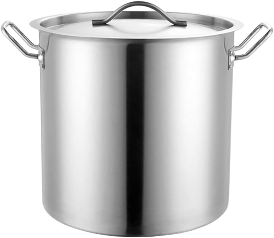 Stock Pot, Commercial/Household Thick Stainless Steel Deep