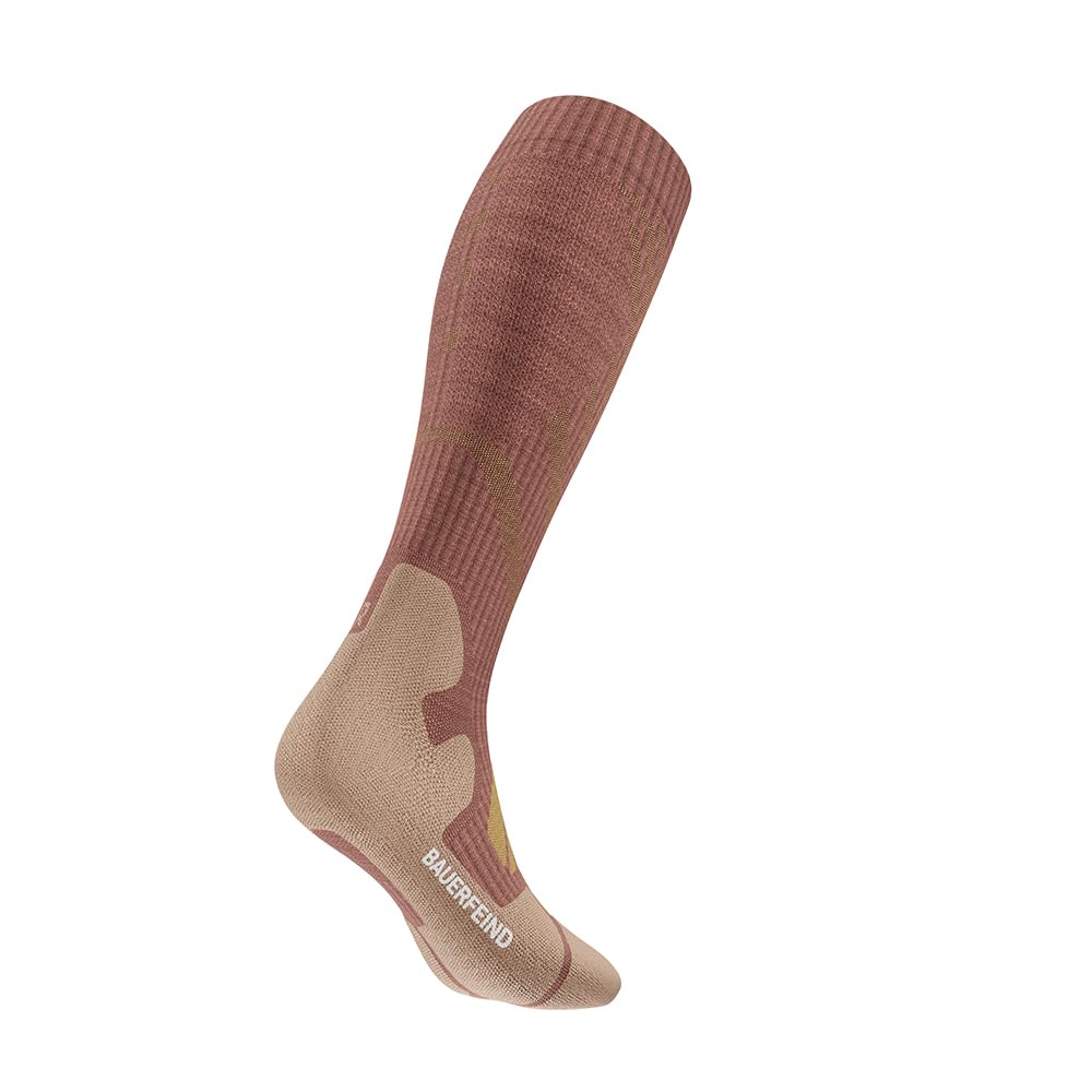 BAUERFEIND Calzini da trekking "Outdoor Merino Compression Socks" per attività all'aria aperta come escursioni (trekking, hiking), 1 paio di calzini sportivi in lana (merino)