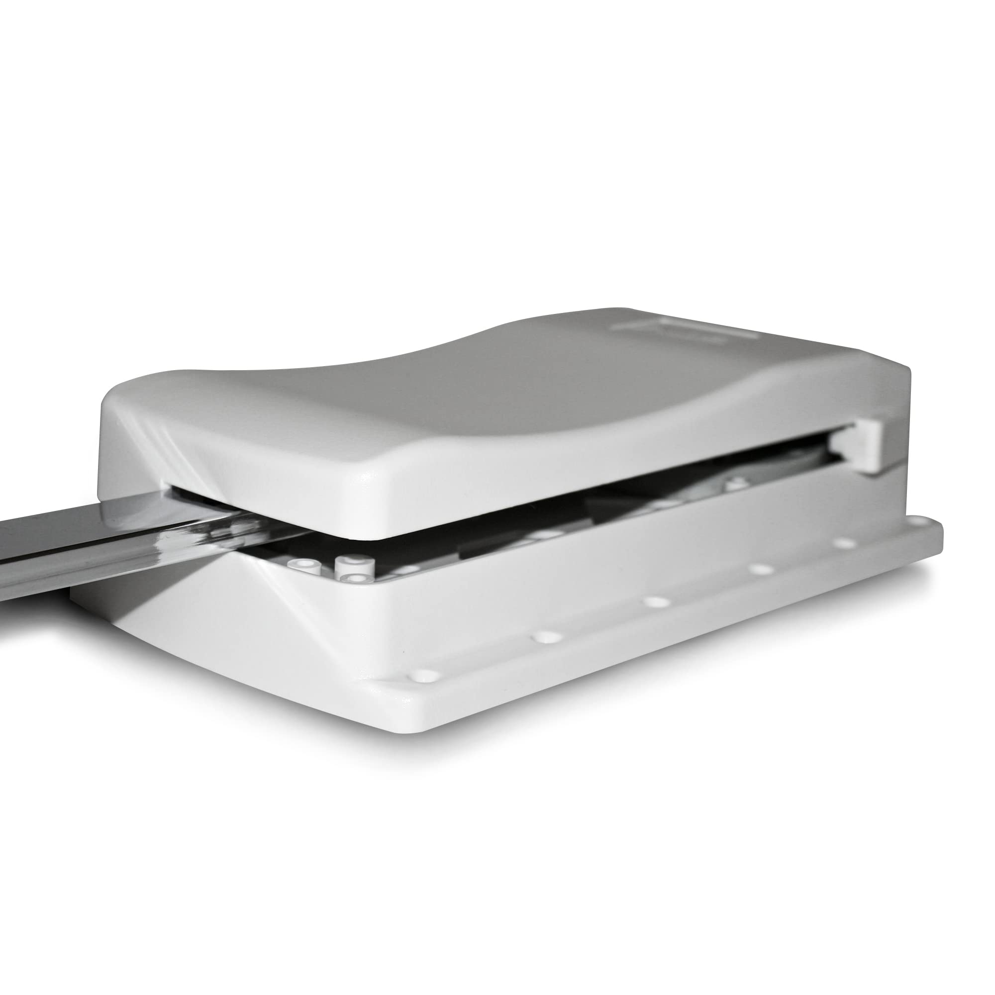 DOJA Barcelona | Appendiabiti Saliscendi 875-1200mm | Bianco | Servetto Armadio | Attaccapanni Salvaspazio | Asta per Cappotti, Abiti, Cappelli