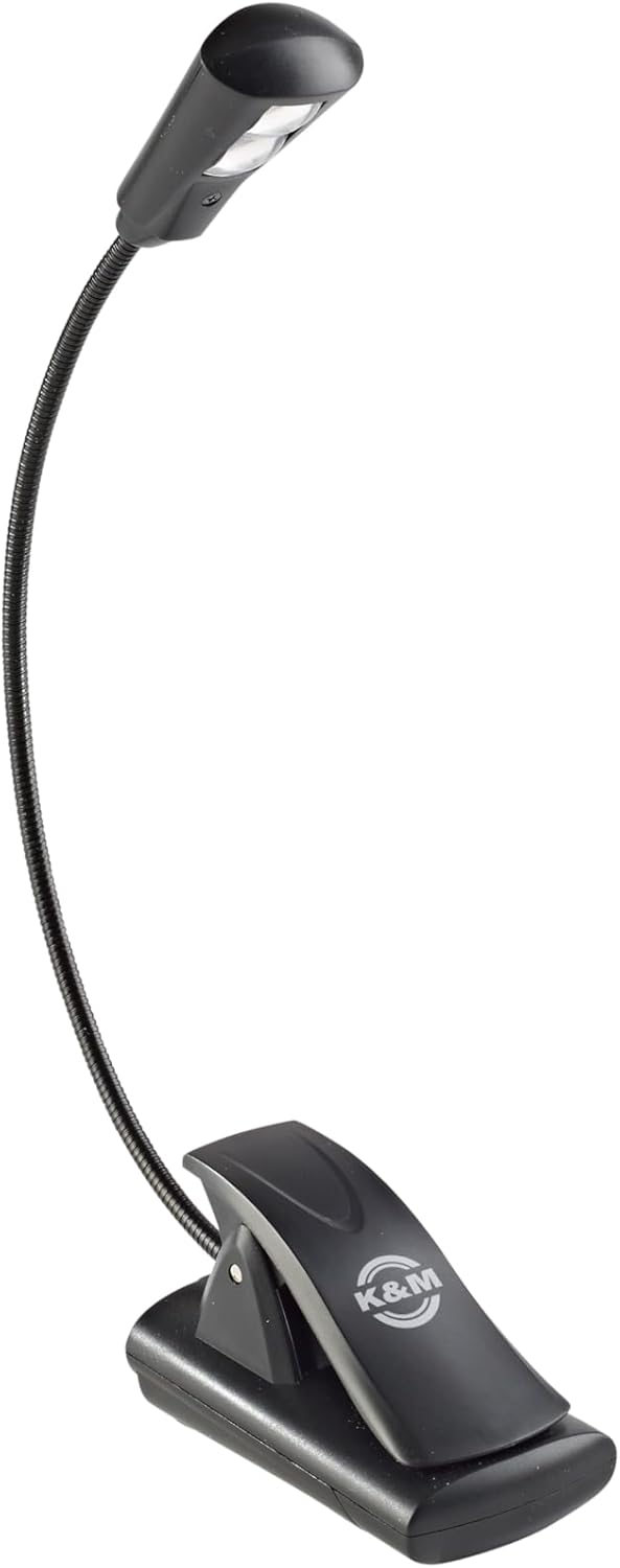 K&M Music stand light »2 LED FlexLight« - black - 12242