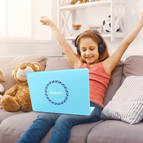 Azeyou 11.6 Inch Laptop HD Display - Windows 10 Notebook Intel Celeron N4020 Processor, 4GB RAM, 64GB eMMC Storage- Blue