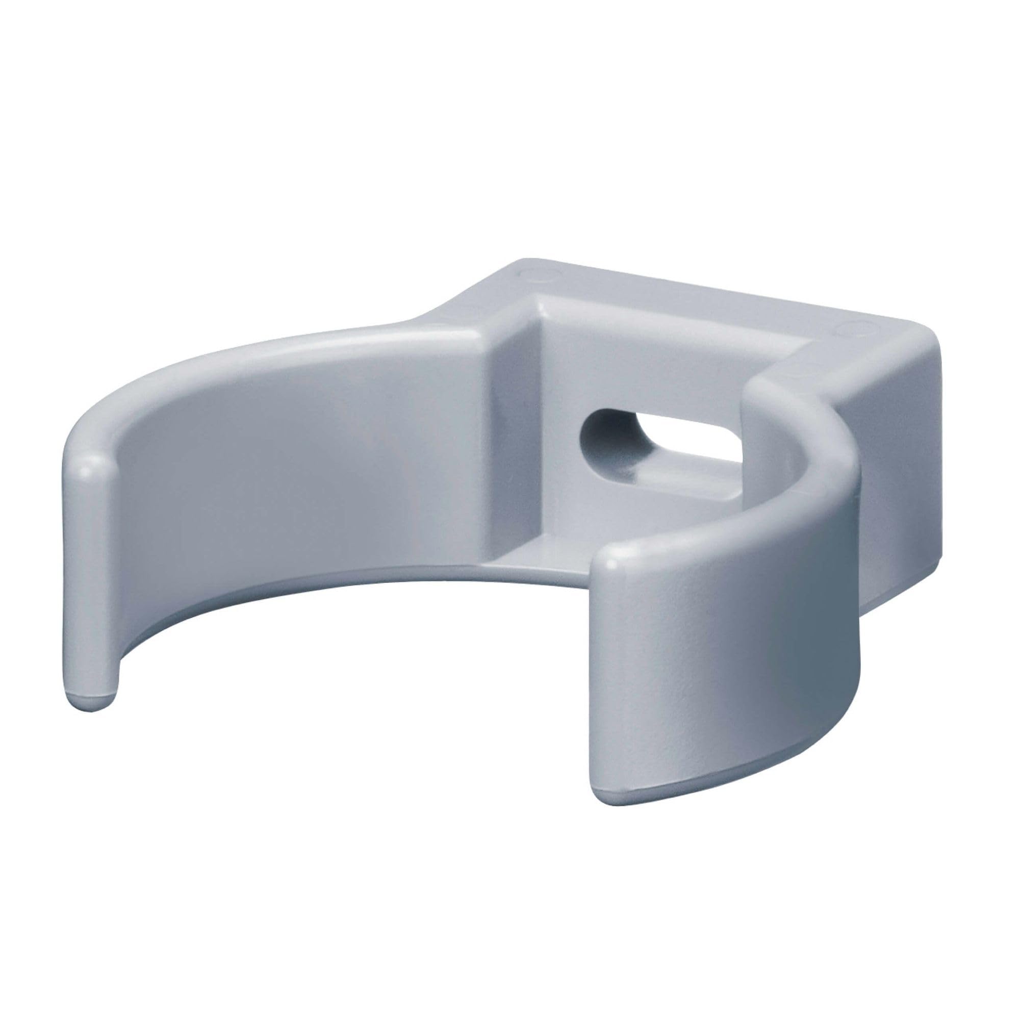 INEFA Pipe Clip, PVC-U 50mm, Grey Downpipe Clip, Gutter Accessories, Easy Installation, Made in Germany