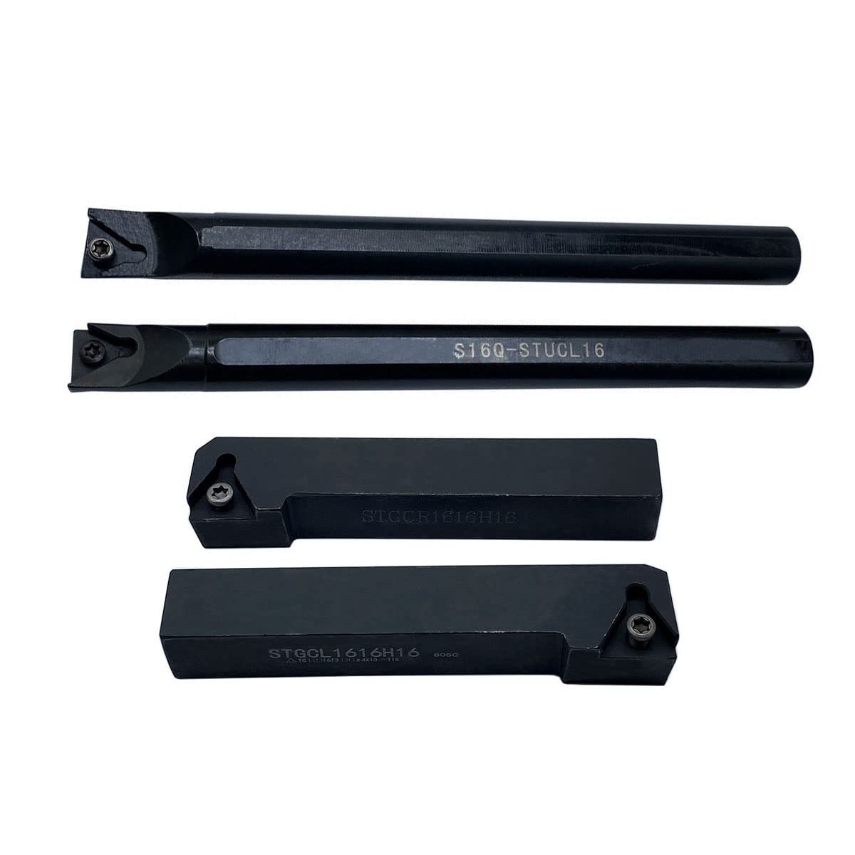 GBJ STGCR 1616H16 STGCL1616H16 16mm*100mm 91° External Lathe Turning Holder Boring Bar for TCMT16T3 TCMT32.5 Inserts (STGCR 1616H16 + STGCL1616H16+S16Q-STUCR/L16)