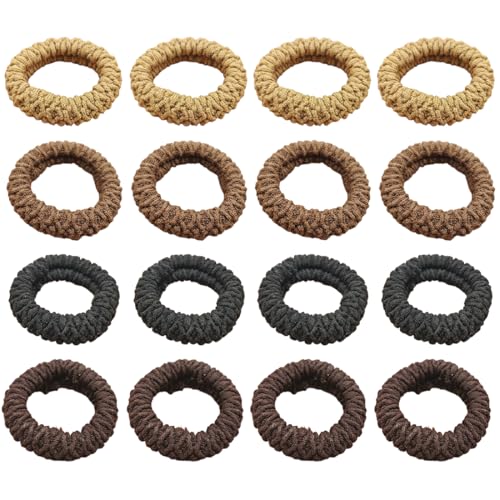 XYTAHDM Elastici Capelli Donna 20 elastici per capelli da donna ad alta elasticità, allargati e rinforzati con anello di asciugamano