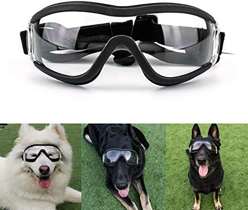 Amazon Gosmao 犬ゴーグル 犬用サングラス 中大型犬用 Uvカット 保護メガネ 防風 防塵 耐衝撃 紫外線対策 散歩 お出かけ用 透明 Gosmao サングラス 通販
