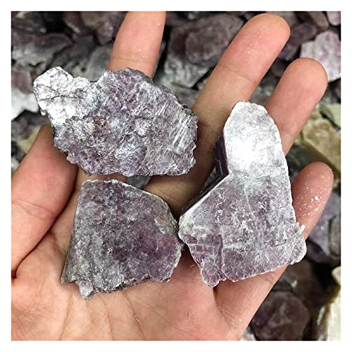 Cristal naturel lépidolite violette pour apaiser l'esprit stressé