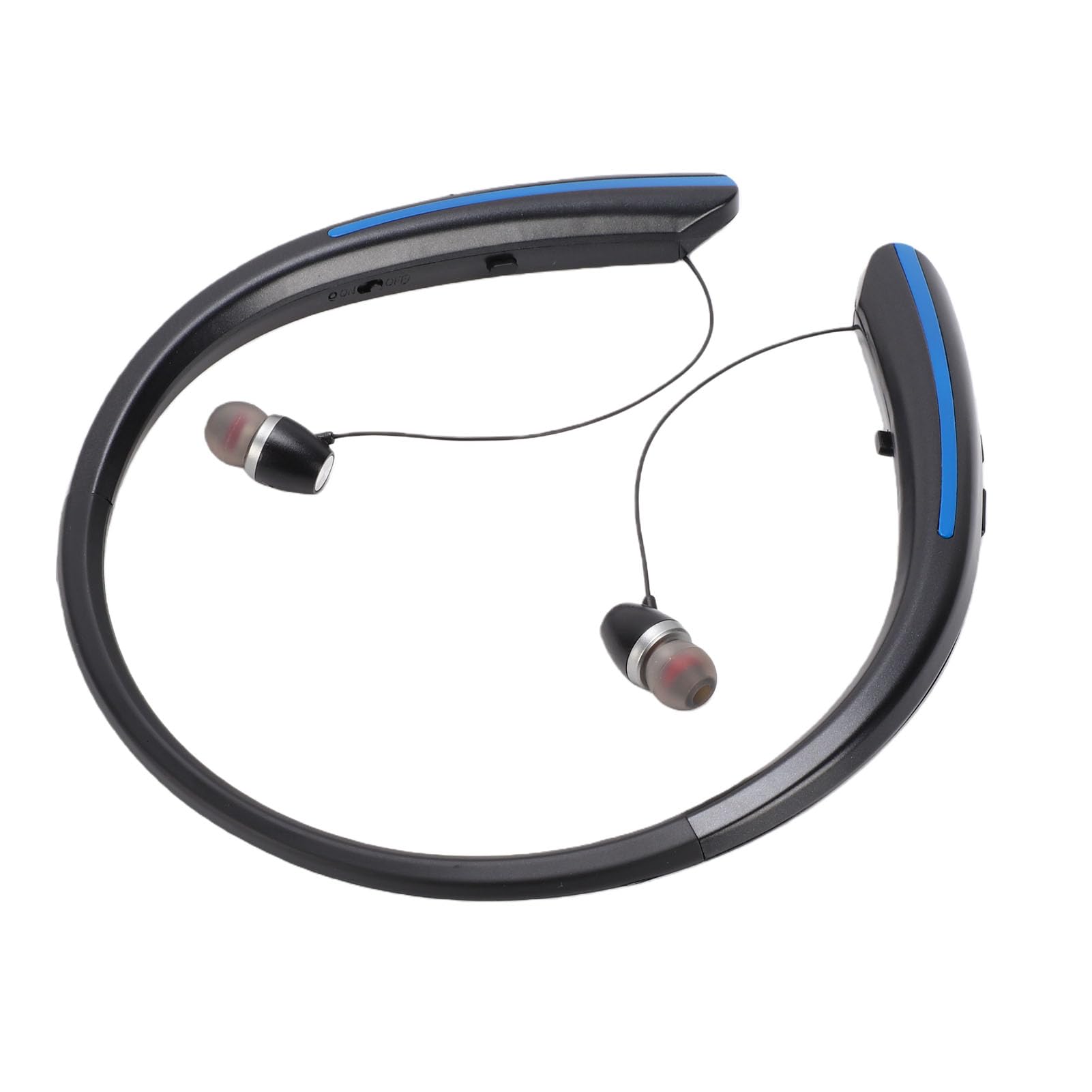 Cuffie con Archetto da Collo Resistenti Al Sudore IPX5 | Auricolari Wireless Retrattili con Microfono, Bluetooth 5.3, Batteria 24 Ore, Cancellazione del Rumore per Palestra, Corsa, Sport,