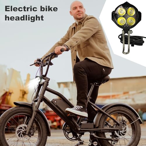 Spot-lumière compacte haute luminosité pour phare de vélo électrique