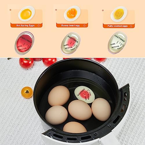 Fhioevt 4 Pezzi Timer Uova Egg Timer per Cottura