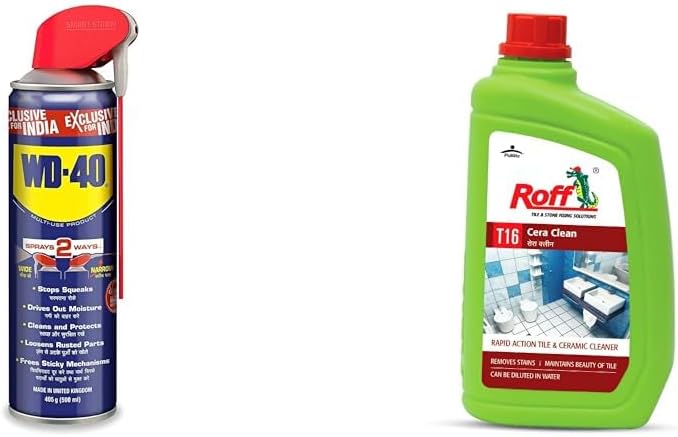 WD-40 Smart Straw 500ml | Multipurpose Spray to Clean Rust, Limescale, Jams, Stains, Hinges, Chains combos