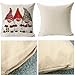 Yidaxing 4 Pack Funda De Almohada De Navidad, Feliz Navidad Encantador Papá...