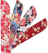 STOBOK 4pcs Folding Hand Fan Bag Silk Chinese Hand Fan Sleeve Protector Pouch Pocket Fan Case Cov...