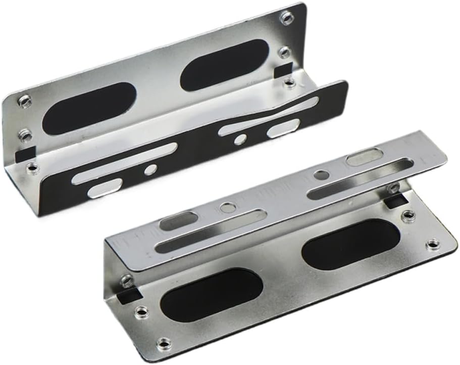 Optical Drive Expansion Holder Hard Drive Rack Bracket Bay 2PCS 3.5 to 5.25 Compatible with Desktop SSD M.2 HDD