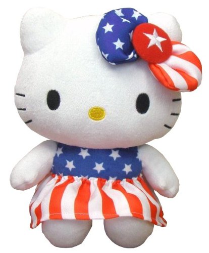 ハローキティ ぬいぐるみ チアリーダー 星条旗柄 Amazon.co.jp: ハロー