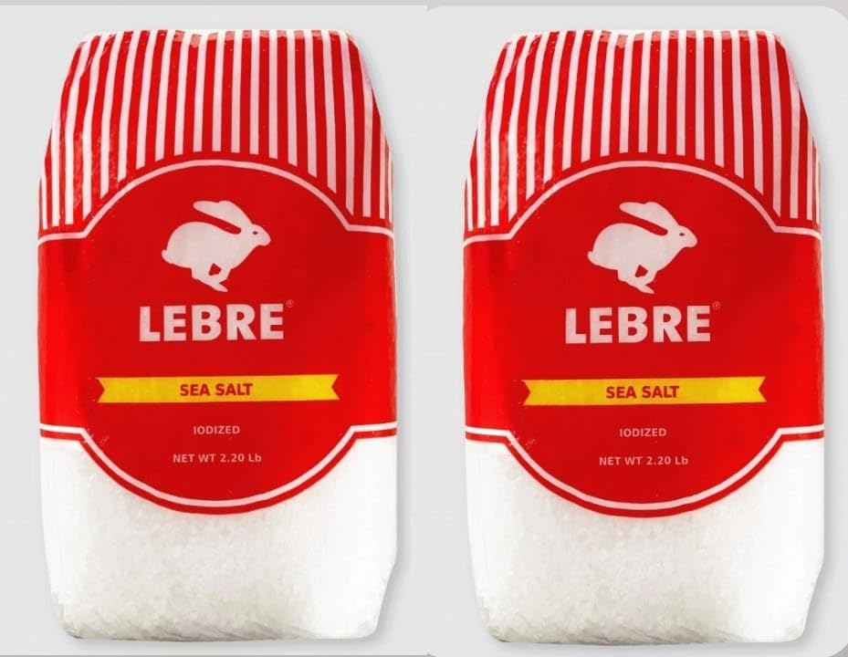 Sal Grosso Brasileiro Lebre 2.2 lbs Paquete de 2 x 2.2 lbs Sal marina brasileña de barbacoa + pulsera de silicona recuerdo Brazil in Texas