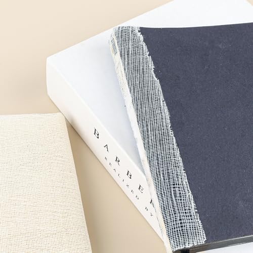 LINECO Super Buchbindermaterial, offene Baumwolle, 45,7 x 76,2 cm, weiß, 18 x 30 cm