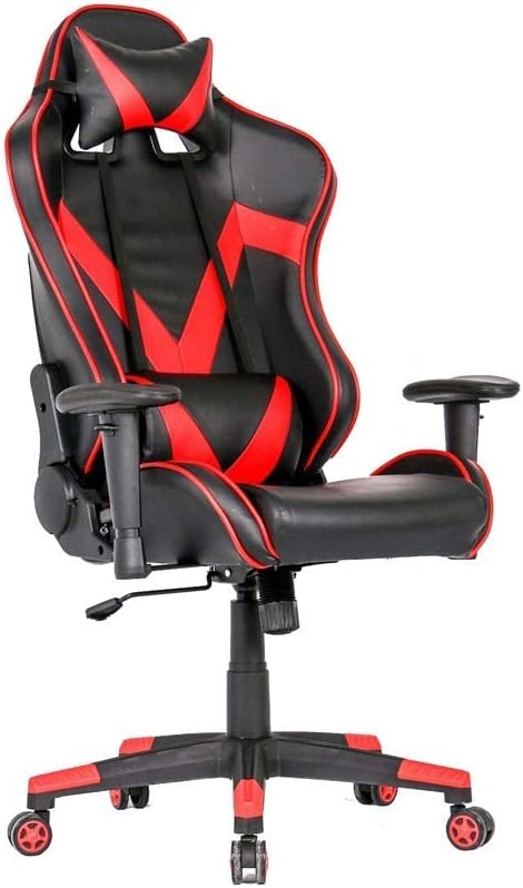 Gaming Video Game Chair Gaming Chair Office Chair 360° Rotation and 160° Recline Adjustable Armrest Adult Racing Computer Gaming Chair (Color : Picture Color Size : 70X70X127CM)