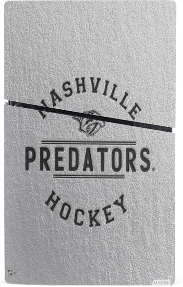 Skinit Decal Gaming Skin Compatible with PS5 Slim Digital Edition Bundle - Officially Licensed NHL Nashville Predators Black Text Design