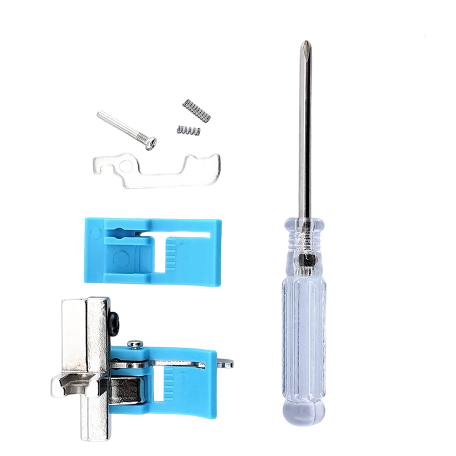 Mekalero Extended Presser Foot for Flatbed Machines Enhanced Cloth Control Stitching Tool Extended Designs Cloth Stability Expert Tailoring