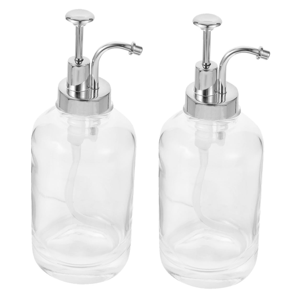 Distributeurs de sirop Toyvian flacons verre 500ml pompes acier inoxydable cuisine