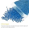 MECCANIXITY Foam Beads Foam Balls 4-6mm for Wedding and Party Decorations, Tiny Packing Balls, Arts DIY Crafts Supplies (Lake Blue,1 Pack Approx 2500pcs) #2