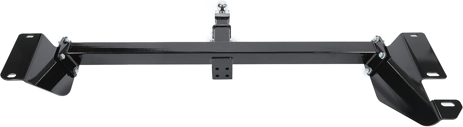 HECASA 2'' Class 3 Trailer Hitch Receiver Compatible with 2008-2020 Chrysler Town & Country Dodge Grand Caravan RAM C/V Tradesman Volkswagen Routan Steel Black Powder Coated (NN1400)
