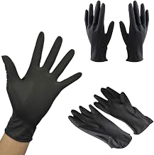 zalati Latex Gloves 3 Pairs of Salon Hair Dye Gloves Home Clean Multi - Purpose Reusable Hand Protector - Size L